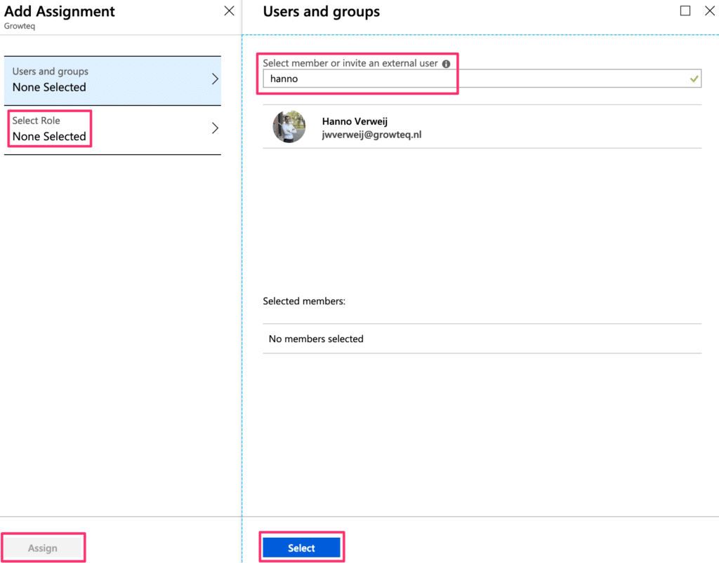 Azure Active Directory Add User to Application 2